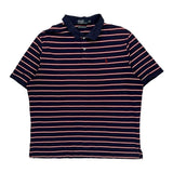 Polo By Ralph Lauren Striped Polo Shirt - XL Navy Cotton