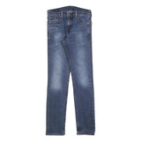 LEVI'S Mens Slim Blue Denim Jeans W30 L32 Classic Cotton Blend Zip