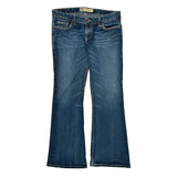 Bke Denim Boot Cut Jeans - 30W UK 8 Blue Cotton
