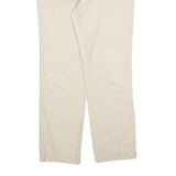 TOMMY HILFIGER Mens Slim Fit Beige Cotton Blend Trousers W32 L30 Zip Closure