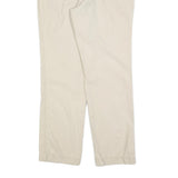 TOMMY HILFIGER Mens Slim Fit Beige Cotton Blend Trousers W32 L30 Zip Closure