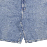 EDDIE BAUER Mens Denim Blue Casual Shorts L W31 Classic Fit Cotton Blend