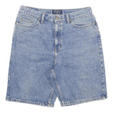 EDDIE BAUER Mens Denim Blue Casual Shorts L W31 Classic Fit Cotton Blend