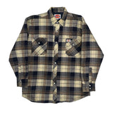Dickies Checked Flannel Shirt - Medium Brown Cotton