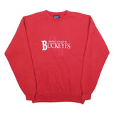 CRABLE SPORTSWEAR Mens Red Ohio State Buckeyes Crew Neck L Sweatshirt Cotton