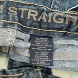 Guitar Embroidery Unbranded Hip Hop Jeans - 36W 30L Blue Cotton Blend
