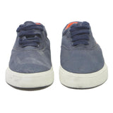 POLO RALPH LAUREN Mens Low Top Trainers Canvas Navy & Orange UK 8 Casual Stylish