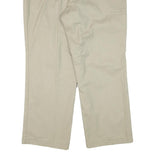 DICKIES Mens Cotton Blend Beige Regular Straight Trousers W42 L30 Workwear