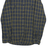 J.CREW Mens Blue & Olive Check Shirt XS Cotton Long Sleeve Button Casual Relaxed
