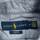 Ralph Lauren Slim Fit Shirt - Medium Blue Cotton
