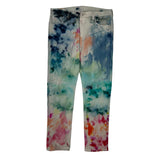 501 Levis Tie-Dye Jeans - 36W 34L Multicoloured Cotton