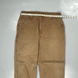Carhartt Double Knee Carpenter Trousers - 35W 30L Brown Cotton