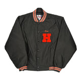 Harlem Football Game Football Varsity Jacket - 2XL Black Nylon