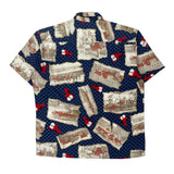 Toes On The Nose Graphic Hawaiian Shirt - Medium Multicoloured Cotton