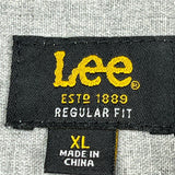 Lee Checked Shirt - XL Blue Cotton