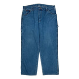 Dickies Carpenter Pants - 36W 30L Blue Cotton