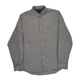 Tommy Hilfiger Checked Shirt - Large Gray Cotton
