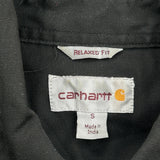 Carhartt Short Sleeve Shirt - Small Black Cotton