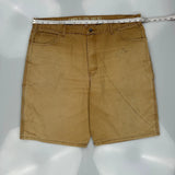 Dickies Carpenter Shorts - 38W 10L Brown Cotton