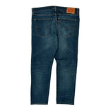 Levis Slim Fit Jeans - 36W 30L Blue Cotton
