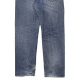 LEVI'S 505 Mens Jeans Blue Regular Straight Denim Medium W35 L30 Classic Zip