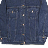 7 FOR ALL MANKIND Womens Blue Denim Jacket S Cotton Classic Button Closure
