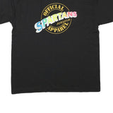 HANES Mens Black Spartans Graphic T-Shirt XL Short Sleeve Crew Neck Official