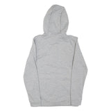 NIKE Mens Grey Hoodie S Full Zip Cotton Blend Sweatshirt Sports Casual