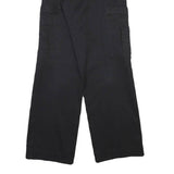 DICKIES Mens Regular Black Cargo Trousers W28 L31 Durable Cotton Blend Workwear