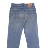LEVI'S 504 Mens Jeans Blue Regular Straight Denim Medium W34 L32 Classic Fit Zip