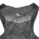 CRANE Mens Grey Black Drawstring Jacket M Polyester Mesh Sport Outdoor Vest