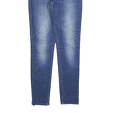 LEVI'S 711 Womens Slim Blue Denim Medium Wash Jeans W25 L27 Stretch Skinny Fit