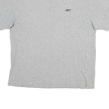 REEBOK Mens Grey Crew Neck Short Sleeve XL T-Shirt Logo Casual Cotton