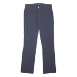 COLUMBIA Womens Polyester Blend Navy Regular Zip Trousers W30 L31 Outdoor Casual