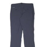 COLUMBIA Womens Polyester Blend Navy Regular Zip Trousers W30 L31 Outdoor Casual