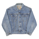 LEVI'S Womens Blue Denim Jacket M Cotton Classic Button Closure Casual Wear