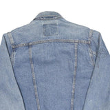 LEVI'S Womens Blue Denim Jacket M Cotton Classic Button Closure Casual Wear