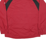 ADIDAS Mens Red & Black Outdoor Jacket M Polyester Blend Zip Lightweight
