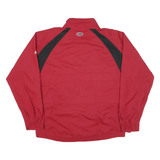 ADIDAS Mens Red & Black Outdoor Jacket M Polyester Blend Zip Lightweight