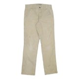 CARHARTT Mens Jeans Beige Relaxed Straight Denim W31 L31 Workwear Utility