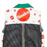 ZOLLNGER SPORT Mens White Green & Orange Polyester Blend Cycling Jacket S Zip