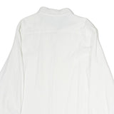 NAUTICA Mens White Slim Fit Shirt XL Casual Button Down Cotton Blend