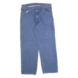 DICKIES Mens Regular Fit Straight Leg Denim Medium Blue W34 L30 Zip Cotton Jeans