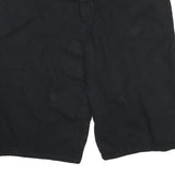 DICKIES Mens Black Casual Cotton Shorts L W36 Workwear Relaxed Fit