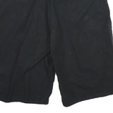 DICKIES Mens Black Casual Cotton Shorts L W36 Workwear Relaxed Fit