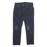 LEVI'S 501CT Mens Jeans Blue Classic Straight Denim Medium W30 L28 Button