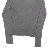 PARIS COPE Womens Grey Plain Pullover Roll Neck Basic Knit S Lightweight Jumper