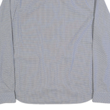 NAUTICA Mens Blue & White Check Shirt XL Button Down Long Sleeve Casual