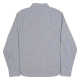 NAUTICA Mens Blue & White Check Shirt XL Button Down Long Sleeve Casual