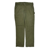 Carhartt Carpenter Pants - 36W 34L Green Cotton